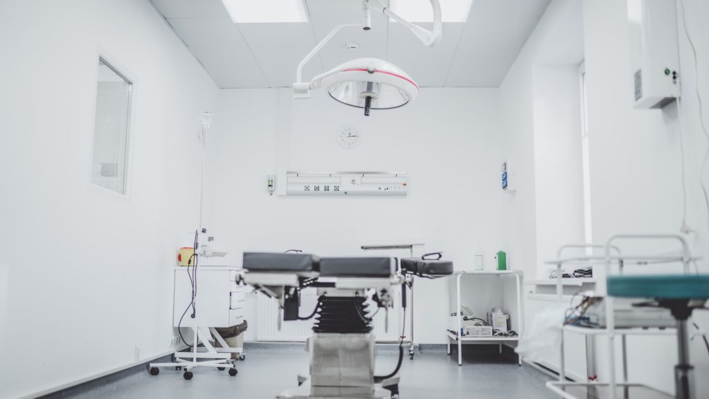 Salle médicale en environnement contrôlé